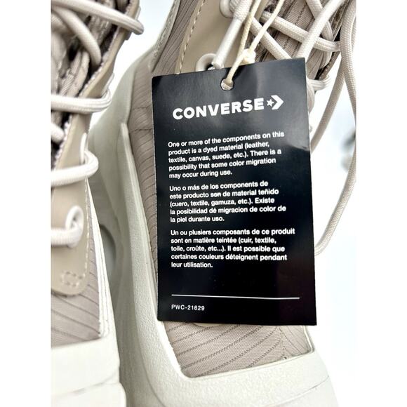 Converse Chuck Taylor Lugged 2.0 CC X-HI Wonder Stone A04668C Size 5 Waterproof - Picture 8 of 16